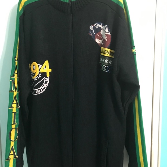 BB London Jamaican Bobsled Sweater Jacket - Picture 1 of 5